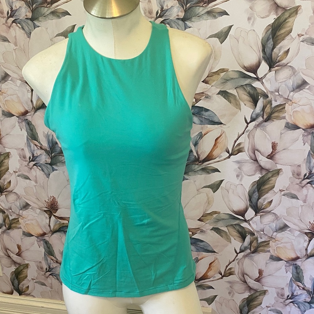 Lucy Teal Sleeveless Tank Top